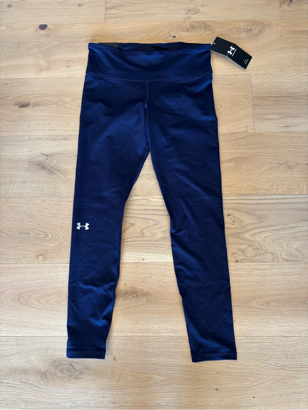 NWT Under Armour Women’s Coldgear Compression Leggings, Highrise, Full Length, L